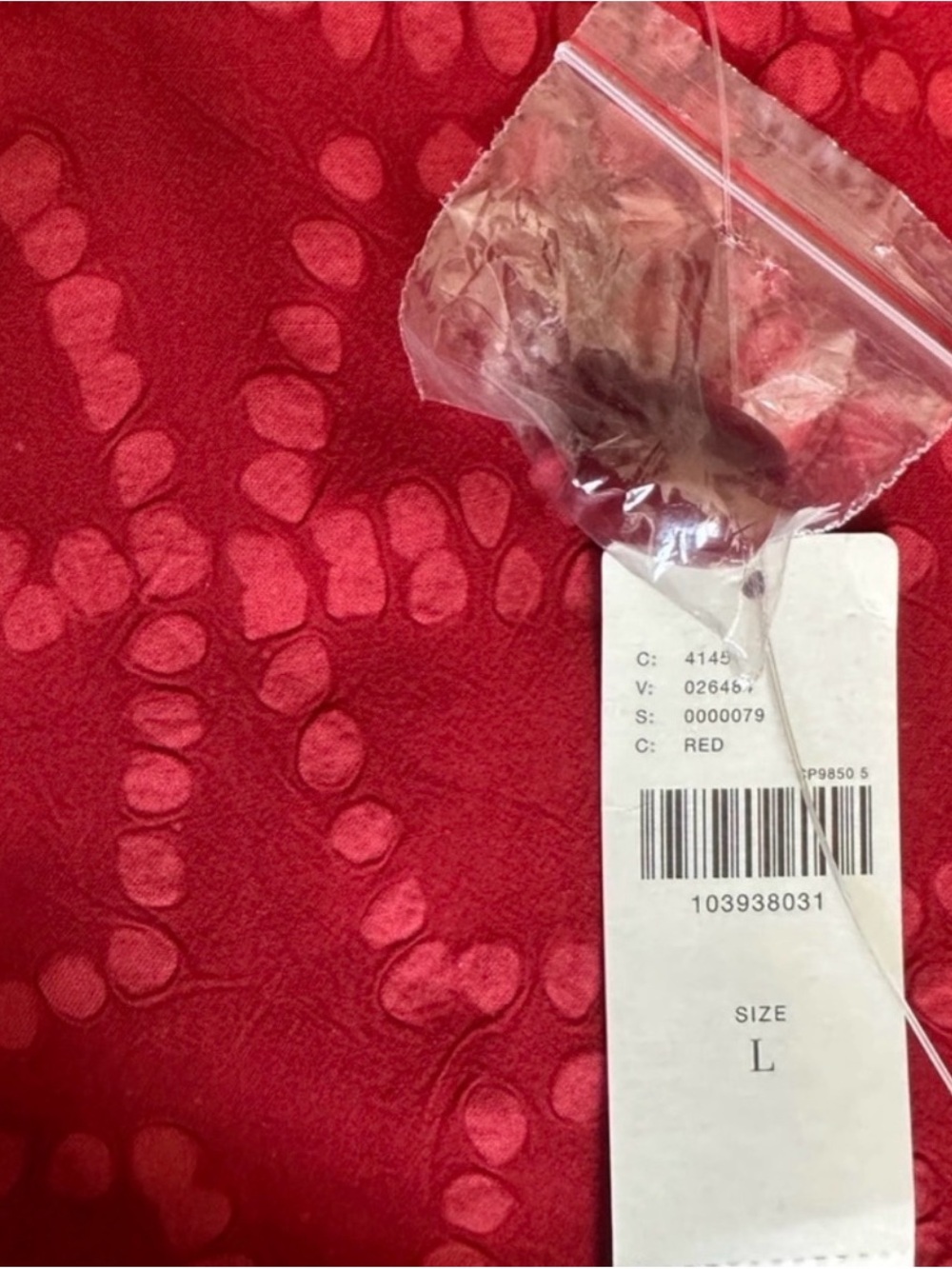 NWT Anthropologie Celandine Rio Batik Cutout Midi Red - Size Large - Picture 7 of 7